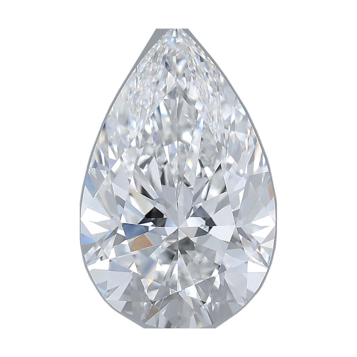3.07 ct pear lab-grown diamond, E color, VVS2 clarity, IGI certified, still from its 360° video