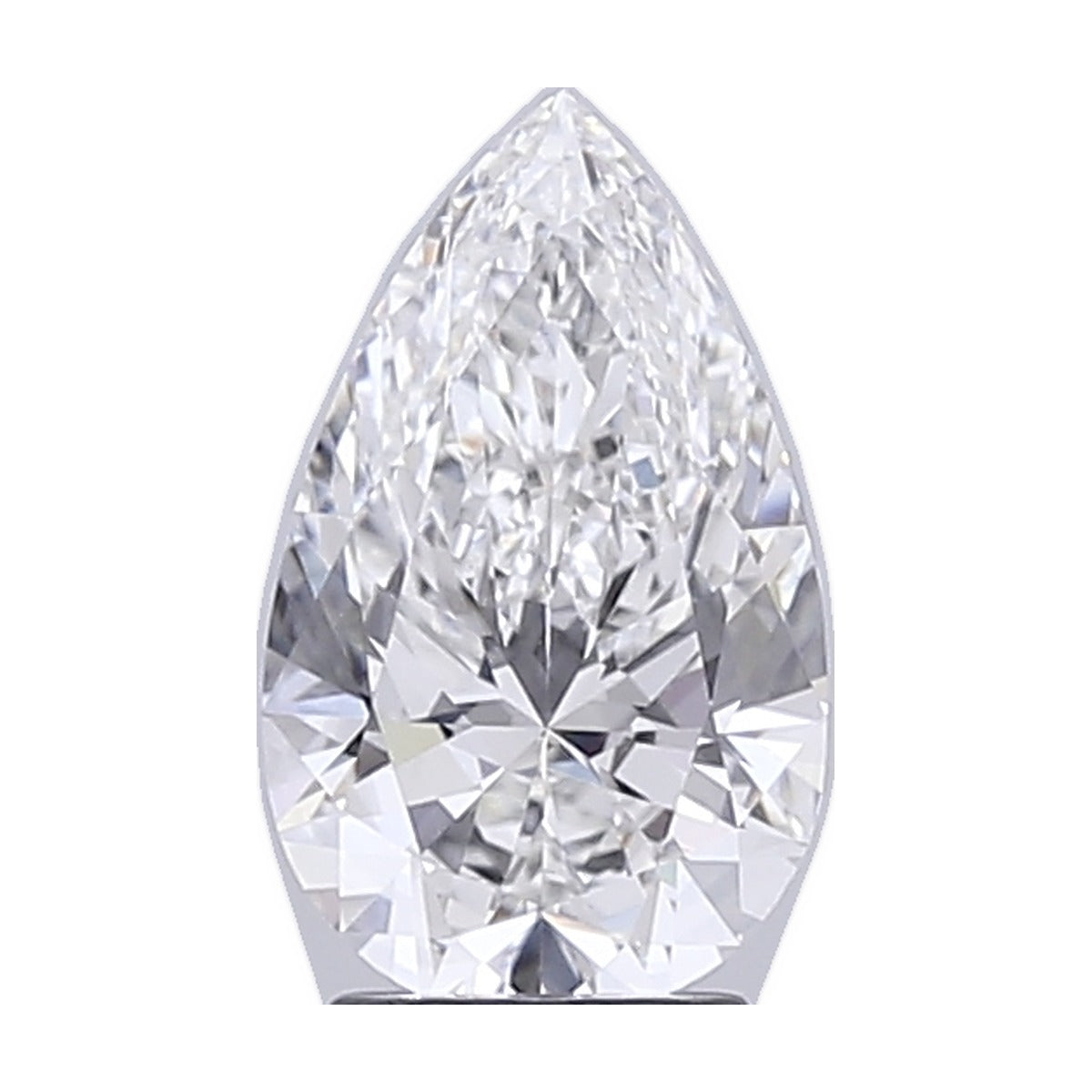3.07 ct pear lab-grown diamond, G color, VVS2 clarity, IGI certified, still from its 360° video