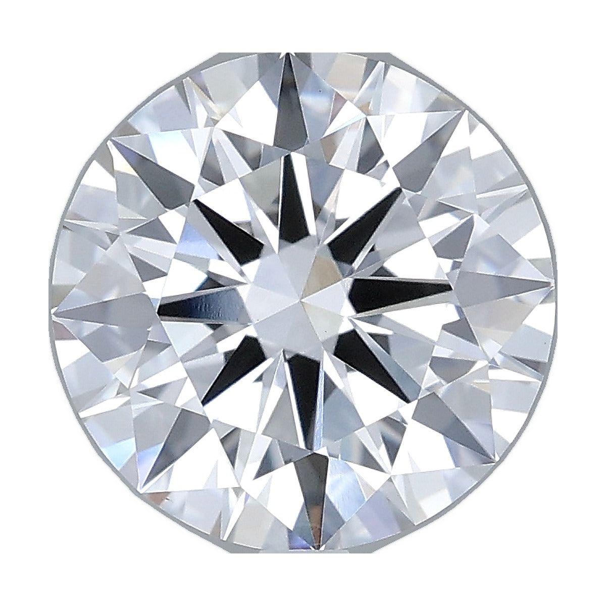 3.07 ct round lab-grown diamond, D color, VVS2 clarity, IGI certified, still from its 360° video