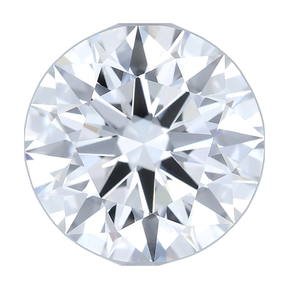 3.09 ct round lab-grown diamond, D color, VVS1 clarity, IGI certified, still from its 360° video