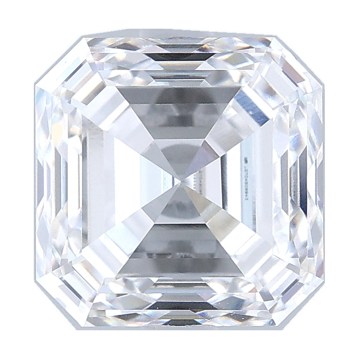 3.13 ct asscher lab-grown diamond, D color, VVS2 clarity, IGI certified, still from its 360° video
