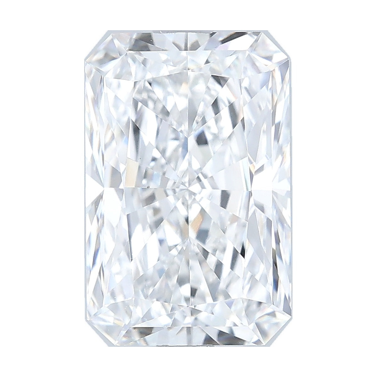 3.37 ct radiant lab-grown diamond, D color, VVS1 clarity, IGI certified, still from its 360° video