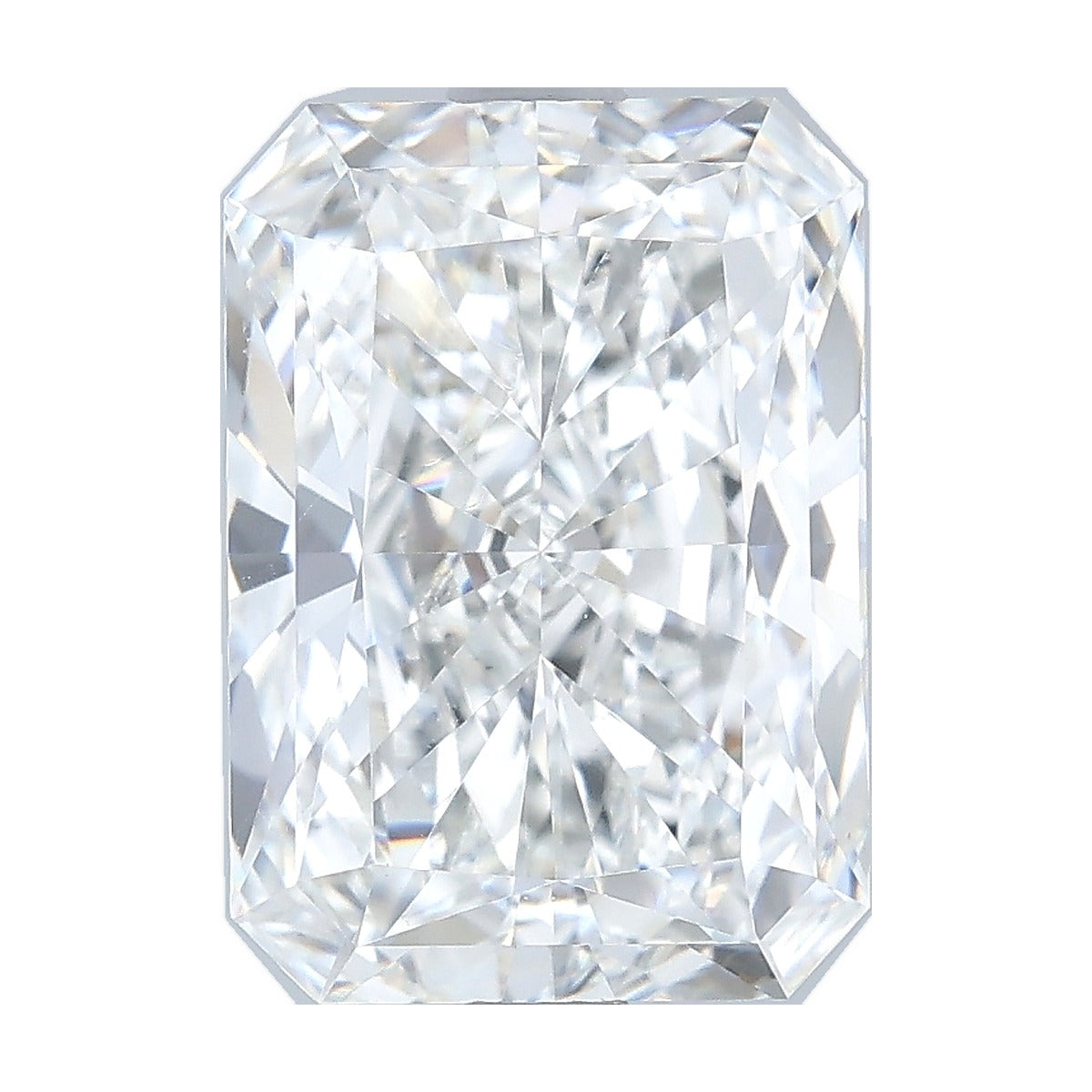 3.48 ct radiant lab-grown diamond, F color, VVS2 clarity, IGI certified, still from its 360° video
