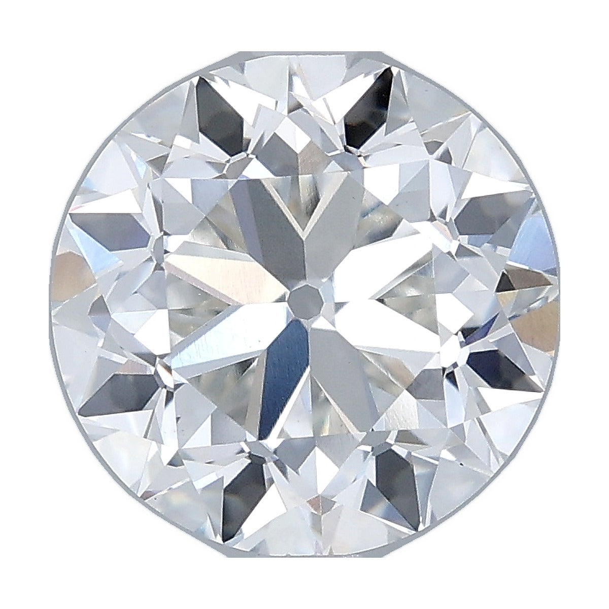 3.49 ct old european round lab-grown diamond, F color, VS1 clarity, IGI certified, still from its 360° video