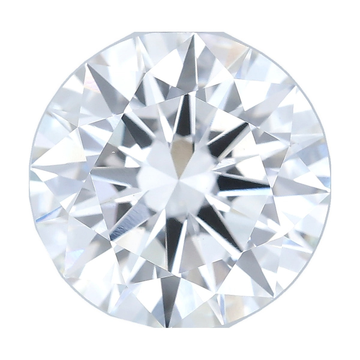 3.50 ct round lab-grown diamond, F color, VS2 clarity, IGI certified, still from its 360° video
