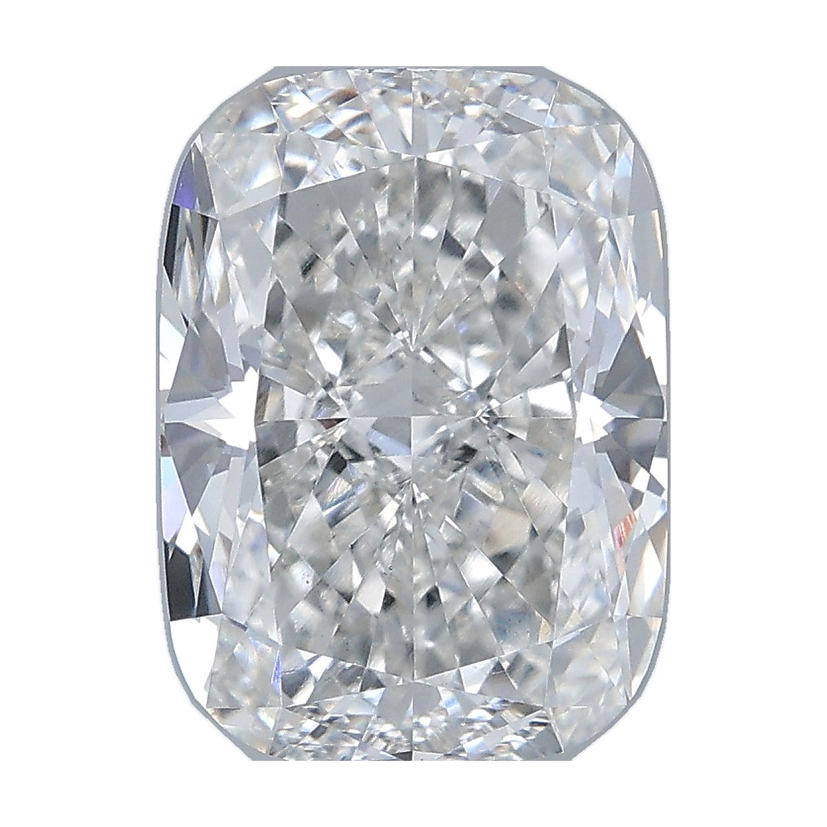 3.51 ct elongated cushion lab-grown diamond, F color, VS1 clarity, IGI certified, still from its 360° video