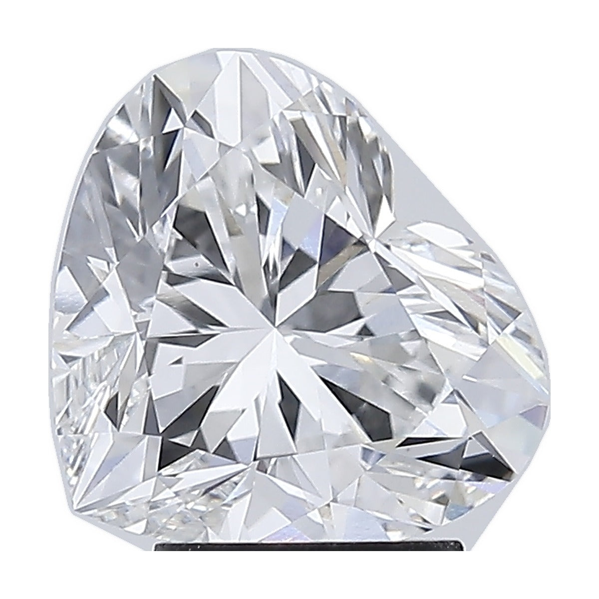 3.51 ct heart lab-grown diamond, F color, VS1 clarity, GIA certified, still from its 360° video