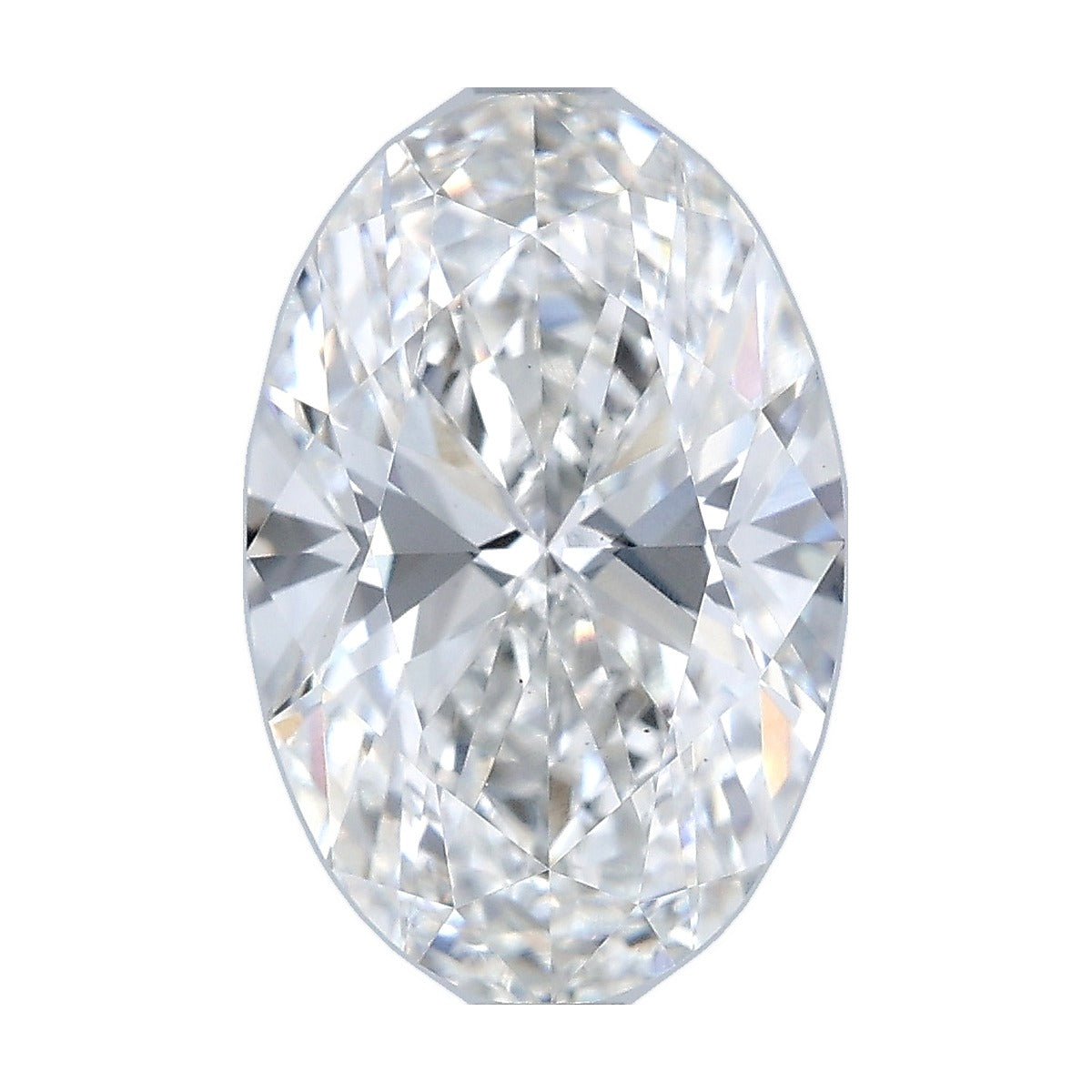 3.51 ct oval lab-grown diamond, F color, VS2 clarity, IGI certified, still from its 360° video