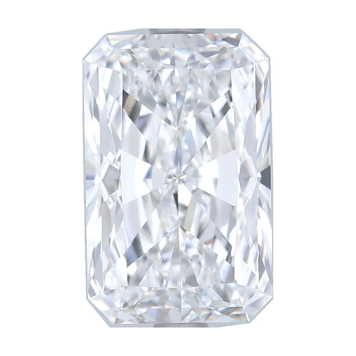 3.53 ct radiant lab-grown diamond, E color, VVS1 clarity, GIA certified, still from its 360° video