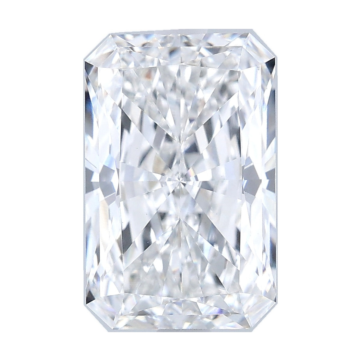 3.53 ct radiant lab-grown diamond, E color, VVS2 clarity, GIA certified, still from its 360° video