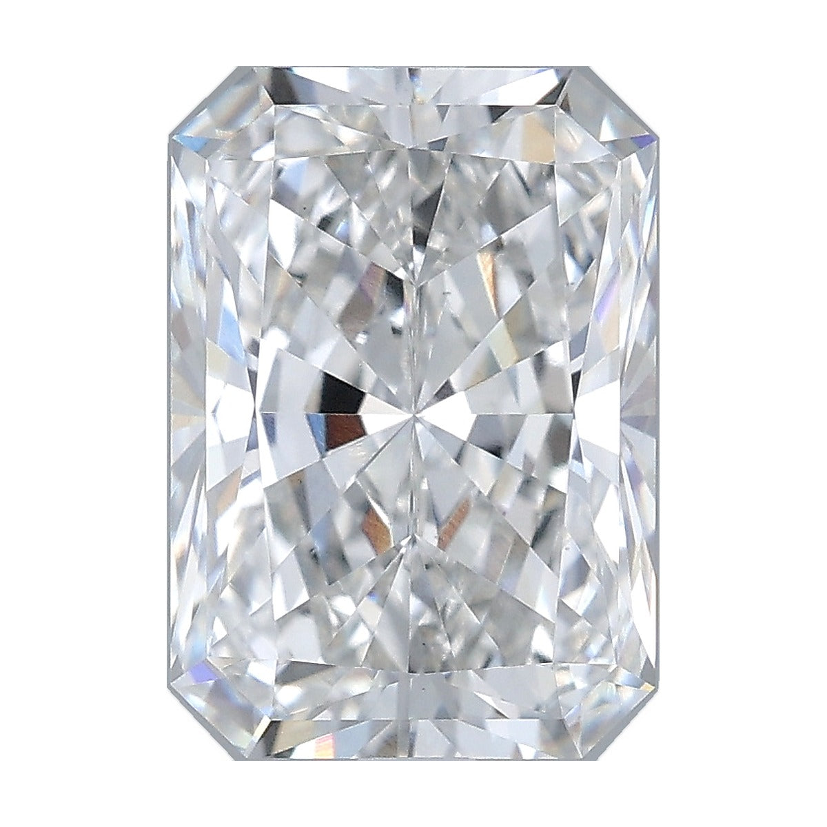 3.54 ct radiant lab-grown diamond, F color, VVS2 clarity, IGI certified, still from its 360° video