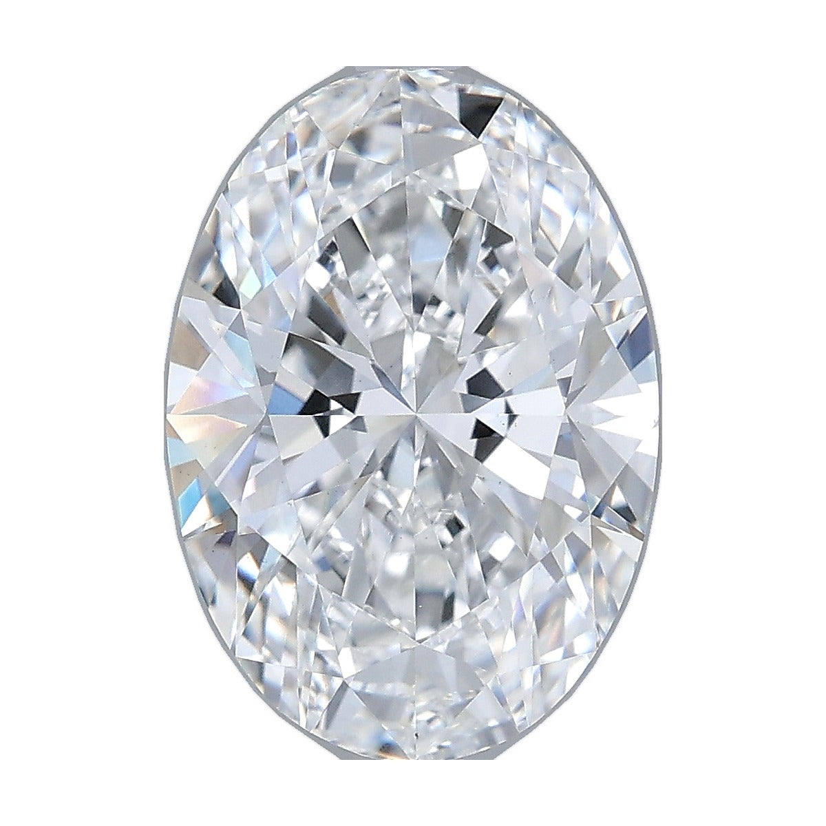 3.55 ct oval lab-grown diamond, E color, VS1 clarity, IGI certified, still from its 360° video