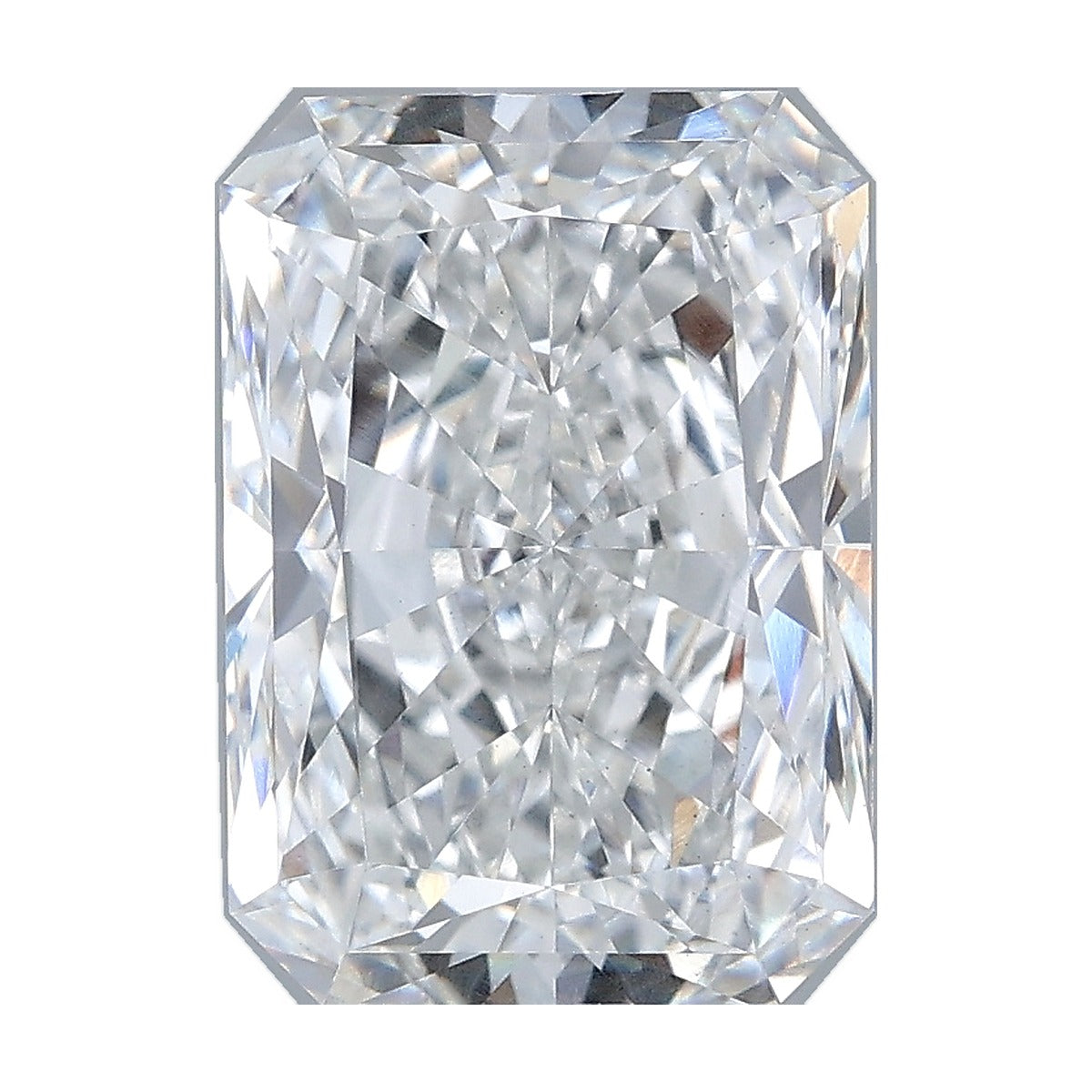 3.56 ct radiant lab-grown diamond, E color, VS1 clarity, IGI certified, still from its 360° video