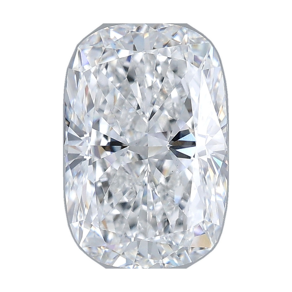 3.57 ct elongated cushion lab-grown diamond, D color, VS1 clarity, IGI certified, still from its 360° video