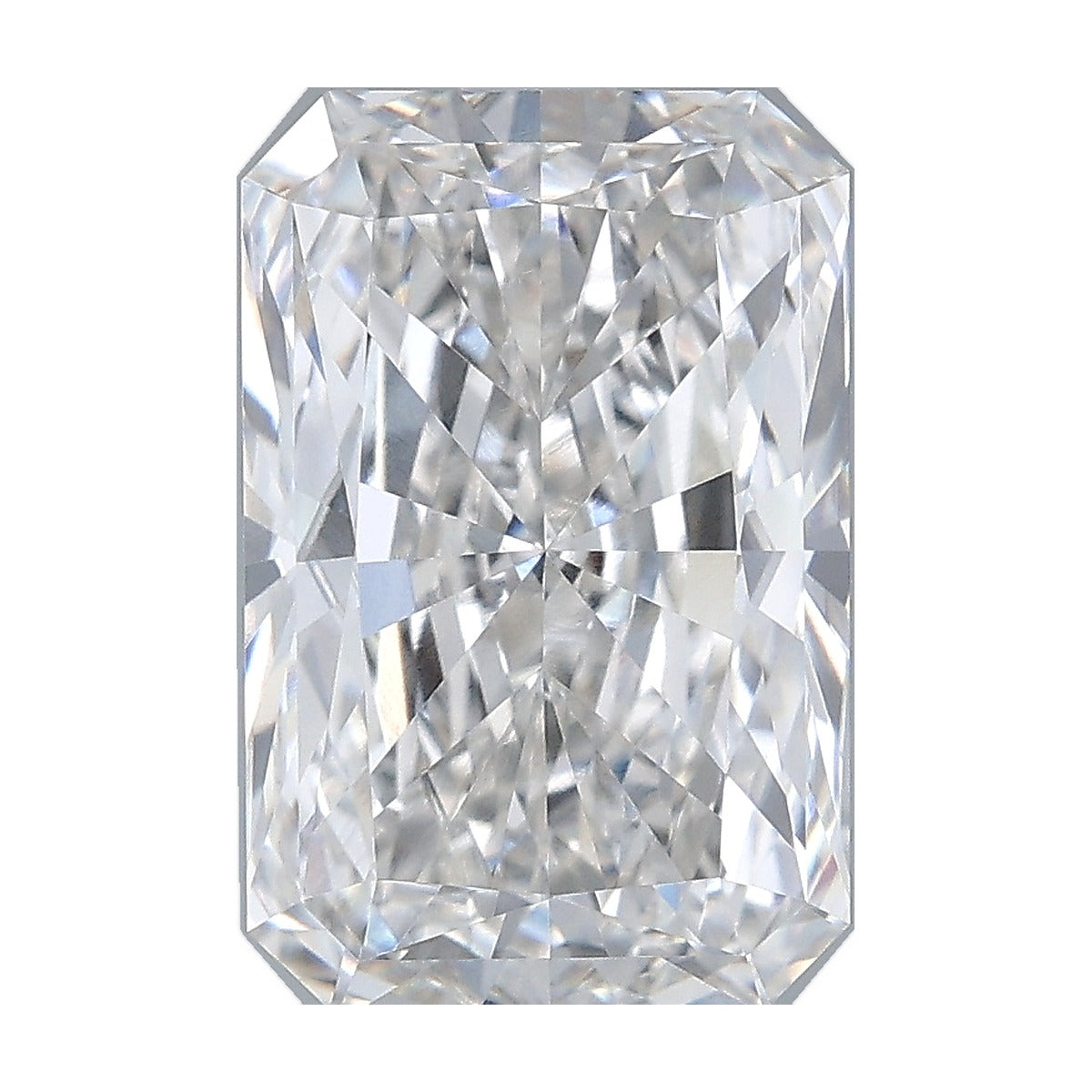 3.57 ct radiant lab-grown diamond, F color, VVS2 clarity, IGI certified, still from its 360° video