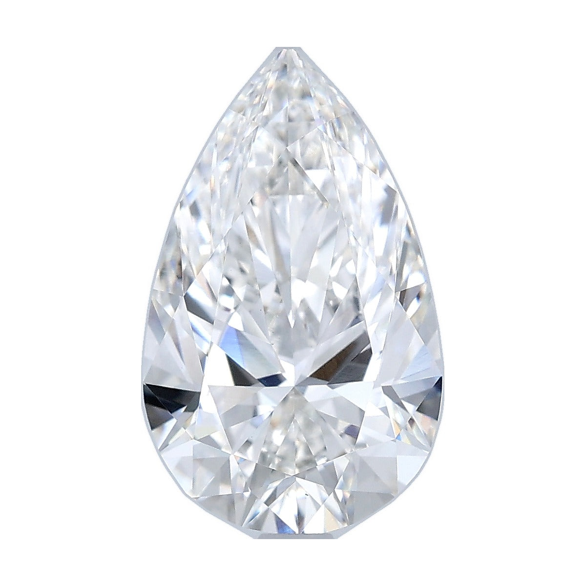 3.58 ct pear lab-grown diamond, E color, VS1 clarity, IGI certified, still from its 360° video