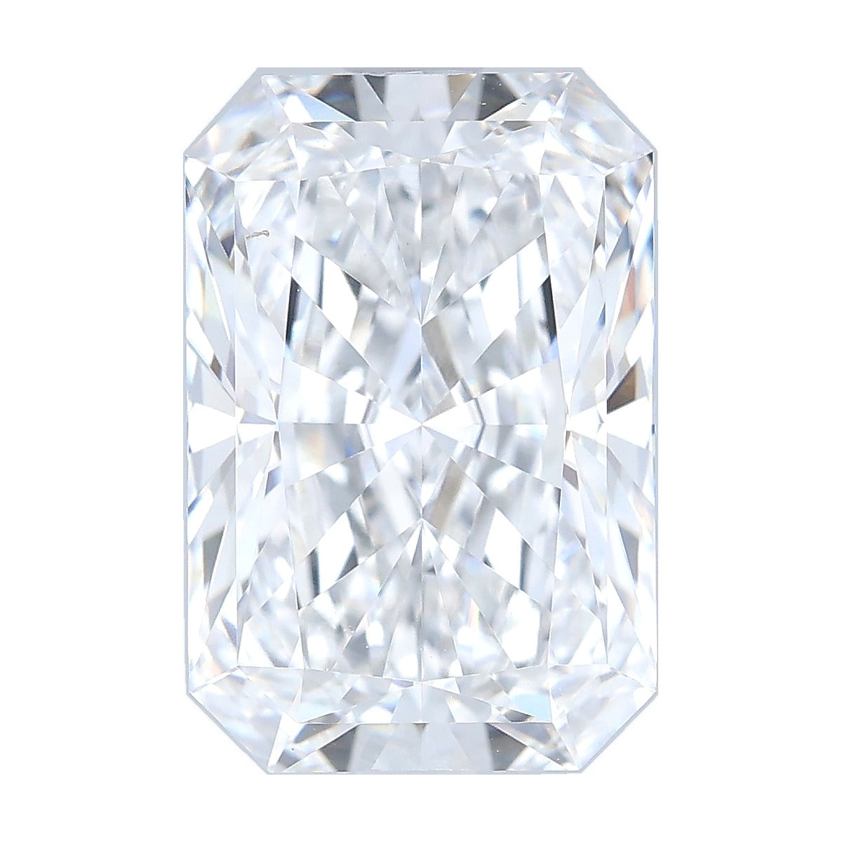 3.58 ct radiant lab-grown diamond, D color, VVS2 clarity, IGI certified, still from its 360° video
