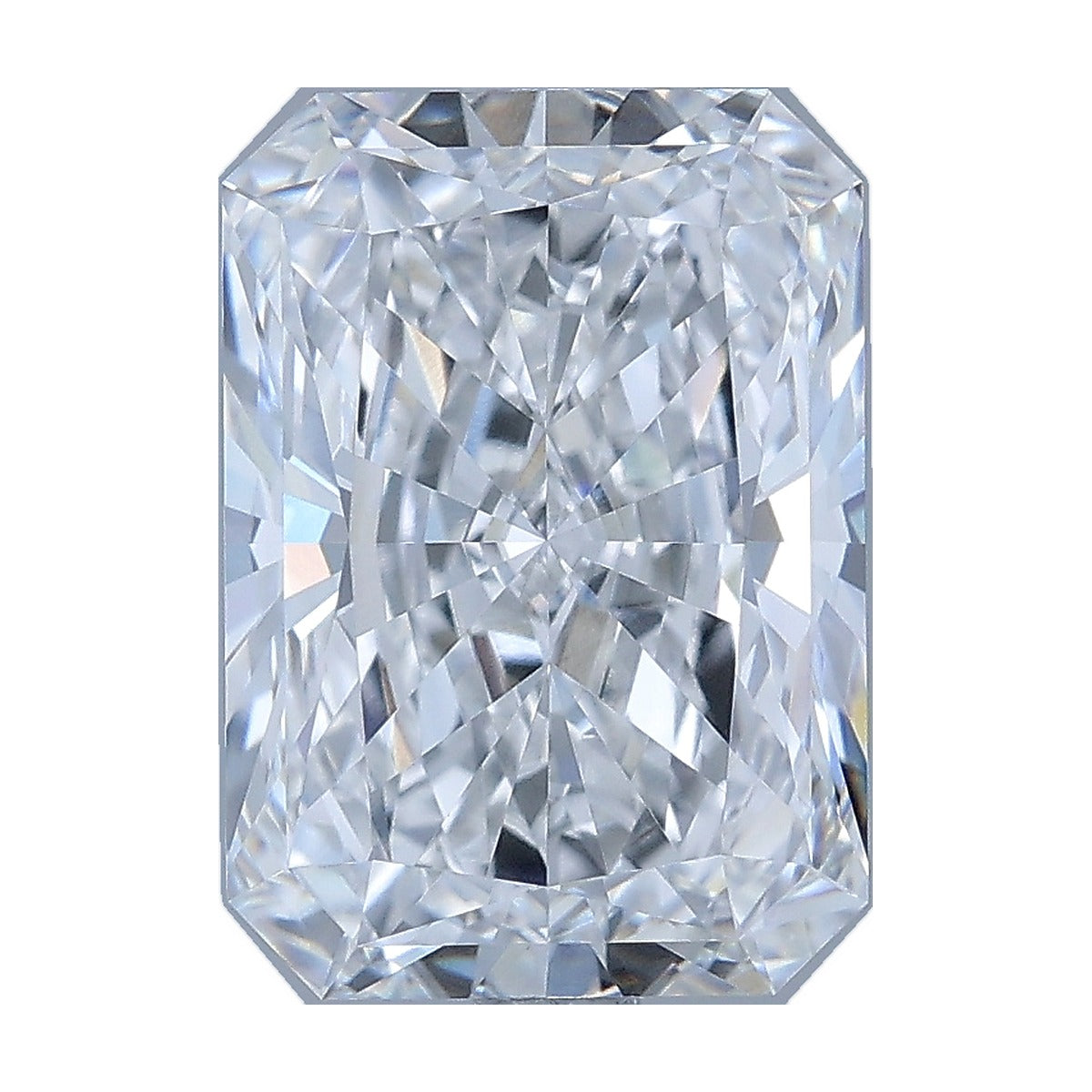 3.58 ct radiant lab-grown diamond, D color, VVS2 clarity, IGI certified, still from its 360° video