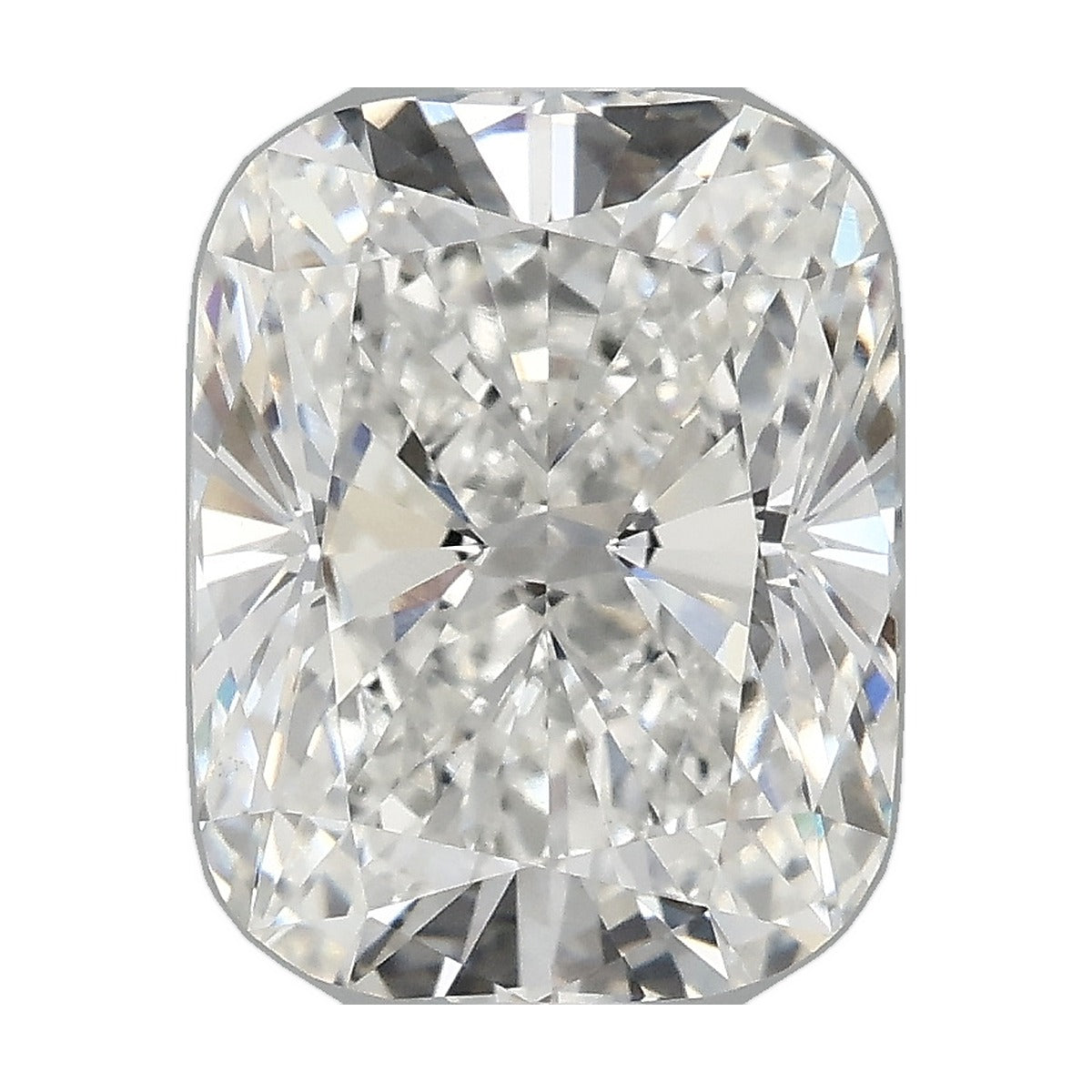3.71 ct elongated cushion lab-grown diamond, F color, VS1 clarity, IGI certified, still from its 360° video