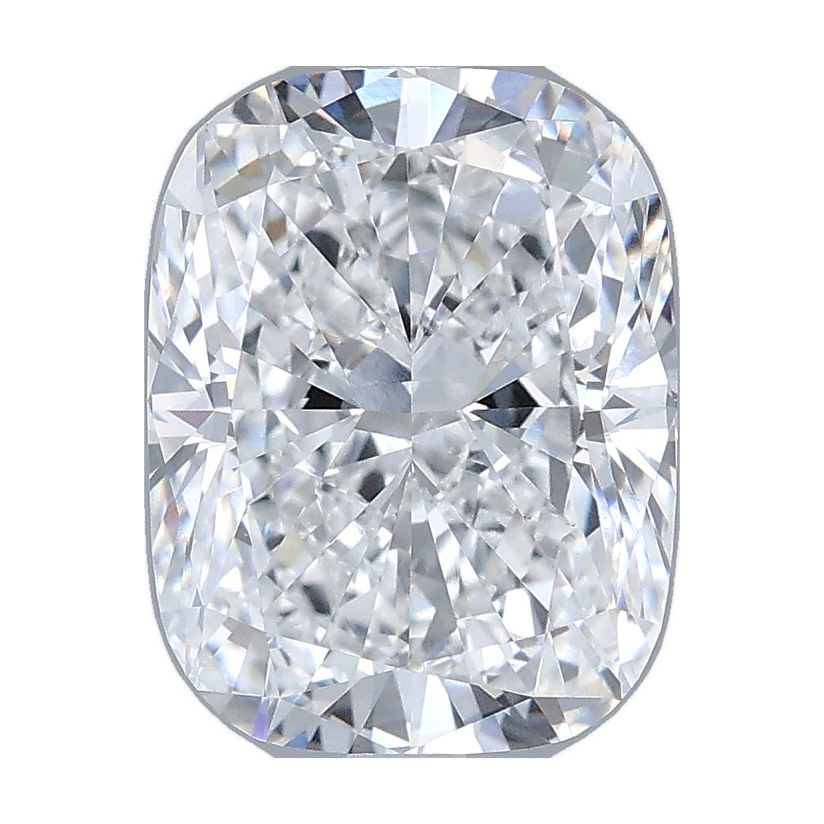 3.72 ct elongated cushion lab-grown diamond, D color, VS1 clarity, IGI certified, still from its 360° video