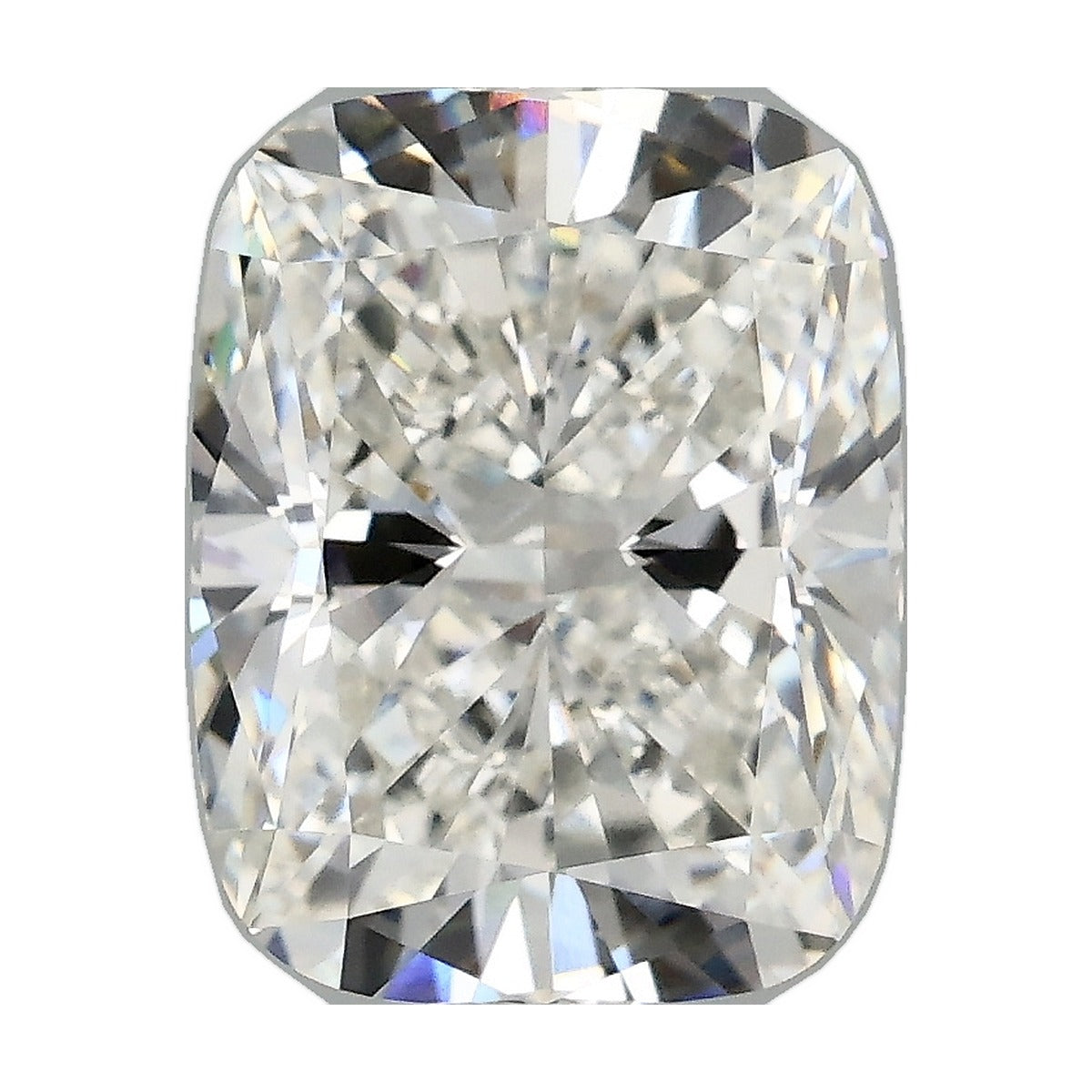 3.72 ct elongated cushion lab-grown diamond, F color, VS1 clarity, IGI certified, still from its 360° video