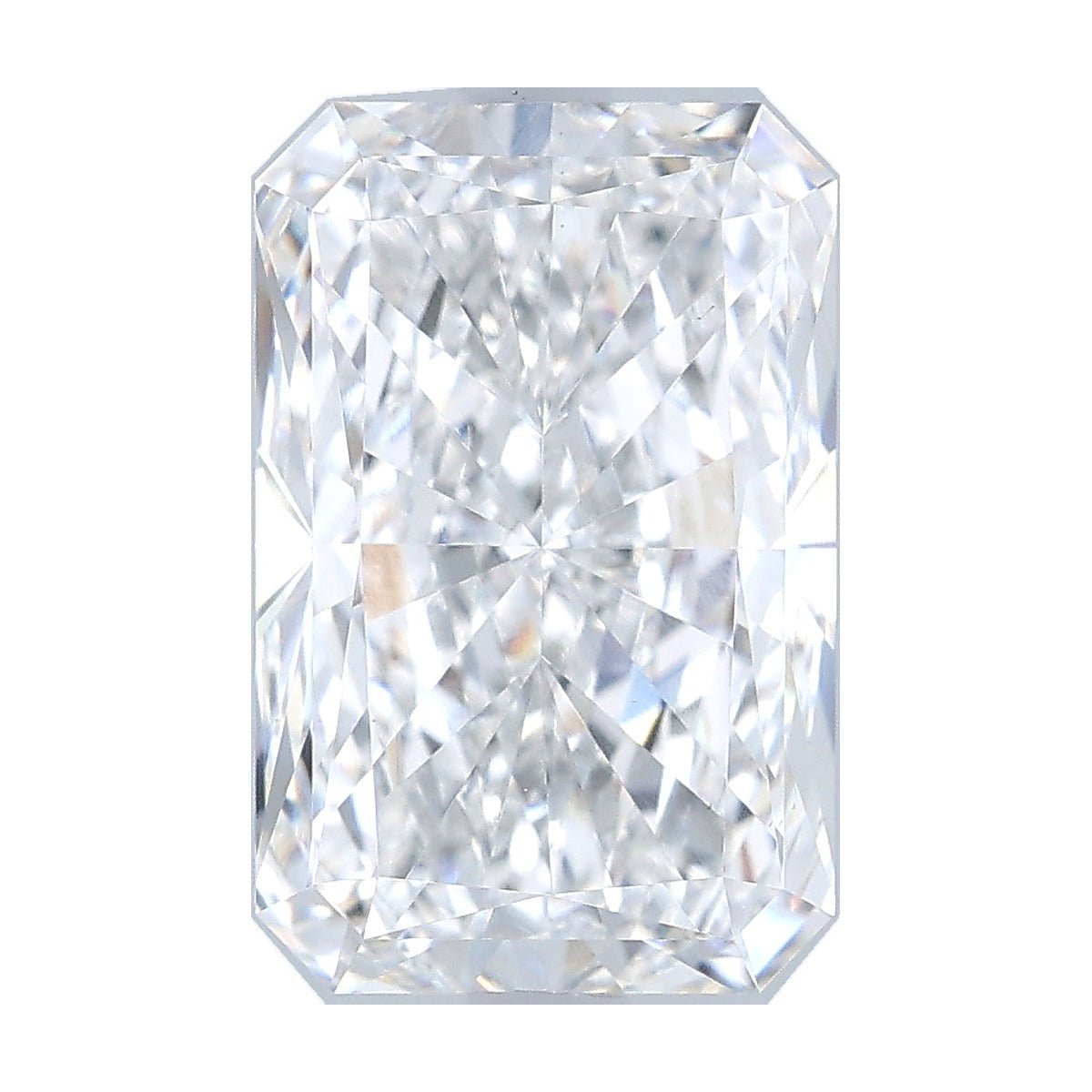 3.73 ct radiant lab-grown diamond, E color, VS1 clarity, IGI certified, still from its 360° video
