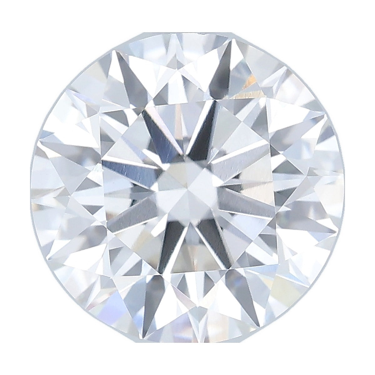 3.74 ct round lab-grown diamond, F color, VVS2 clarity, IGI certified, still from its 360° video