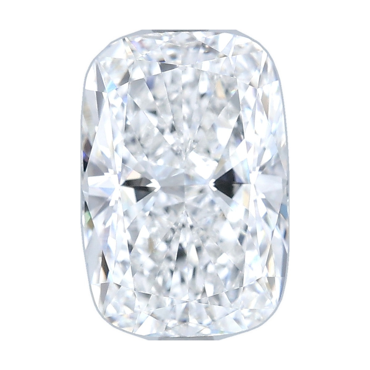 3.76 ct elongated cushion lab-grown diamond, F color, VVS1 clarity, GIA certified, still from its 360° video