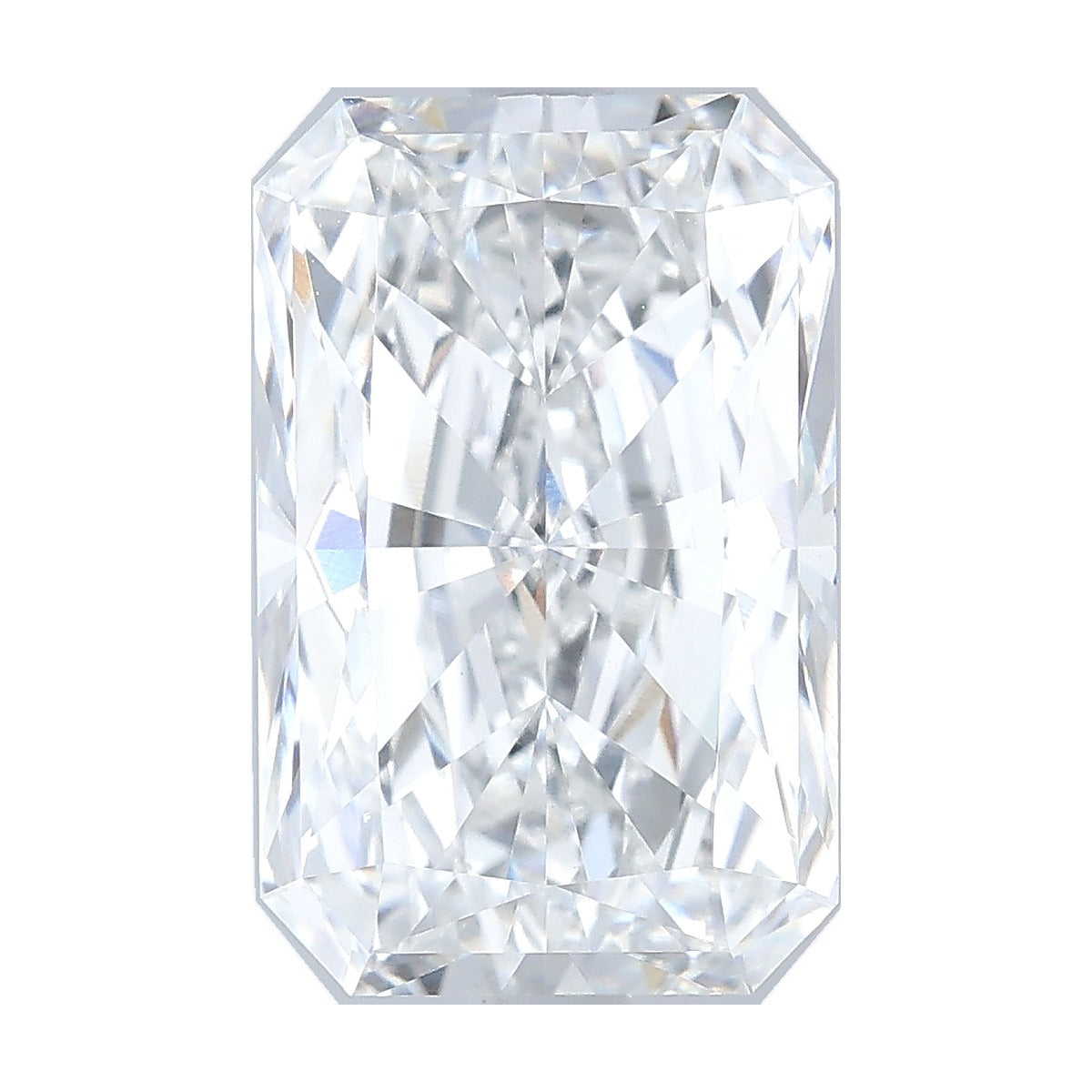 3.79 ct radiant lab-grown diamond, D color, VVS2 clarity, IGI certified, still from its 360° video