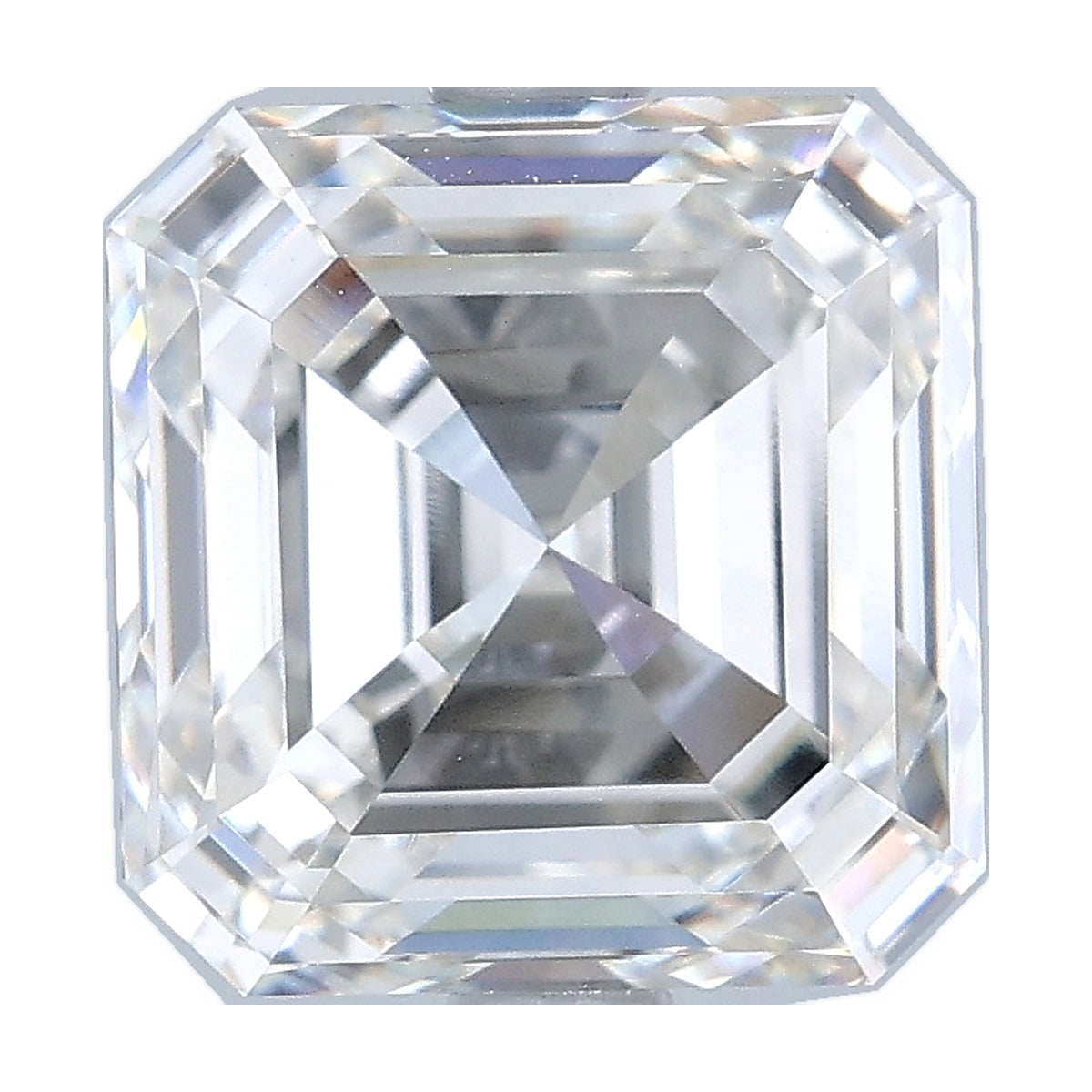 3.89 ct asscher lab-grown diamond, G color, VS1 clarity, IGI certified, still from its 360° video