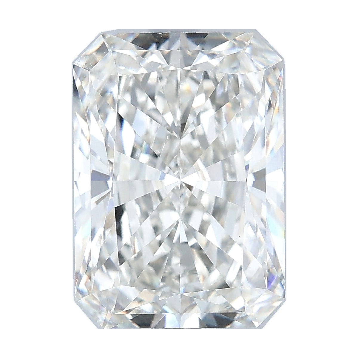 3.98 ct radiant lab-grown diamond, G color, VVS2 clarity, IGI certified, still from its 360° video