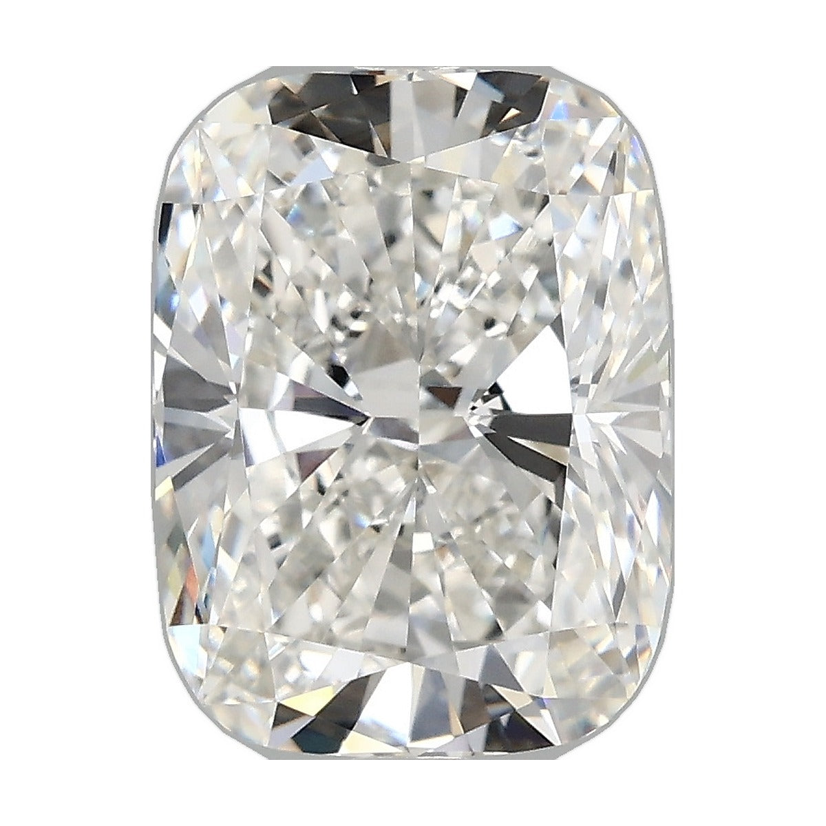 4.00 ct elongated cushion lab-grown diamond, F color, VVS1 clarity, IGI certified, still from its 360° video