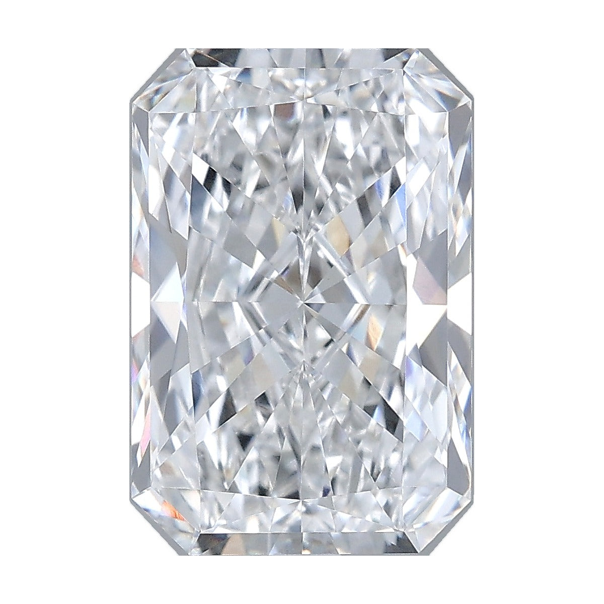 4.01 ct radiant lab-grown diamond, E color, VVS2 clarity, IGI certified, still from its 360° video