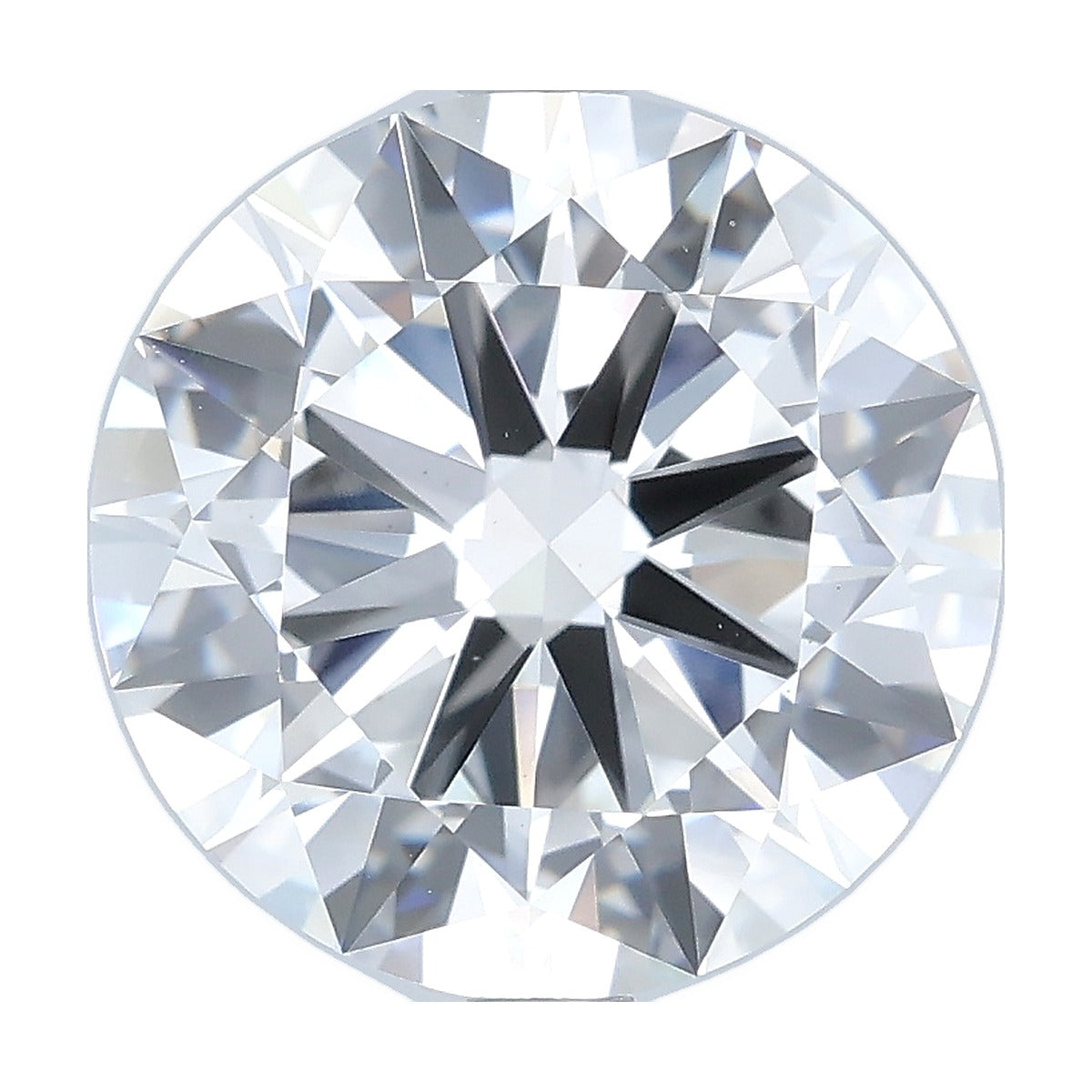4.02 ct round lab-grown diamond, F color, VS1 clarity, IGI certified, still from its 360° video
