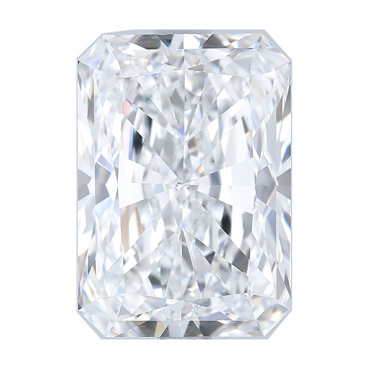 4.03 ct radiant lab-grown diamond, D color, VVS2 clarity, IGI certified, still from its 360° video