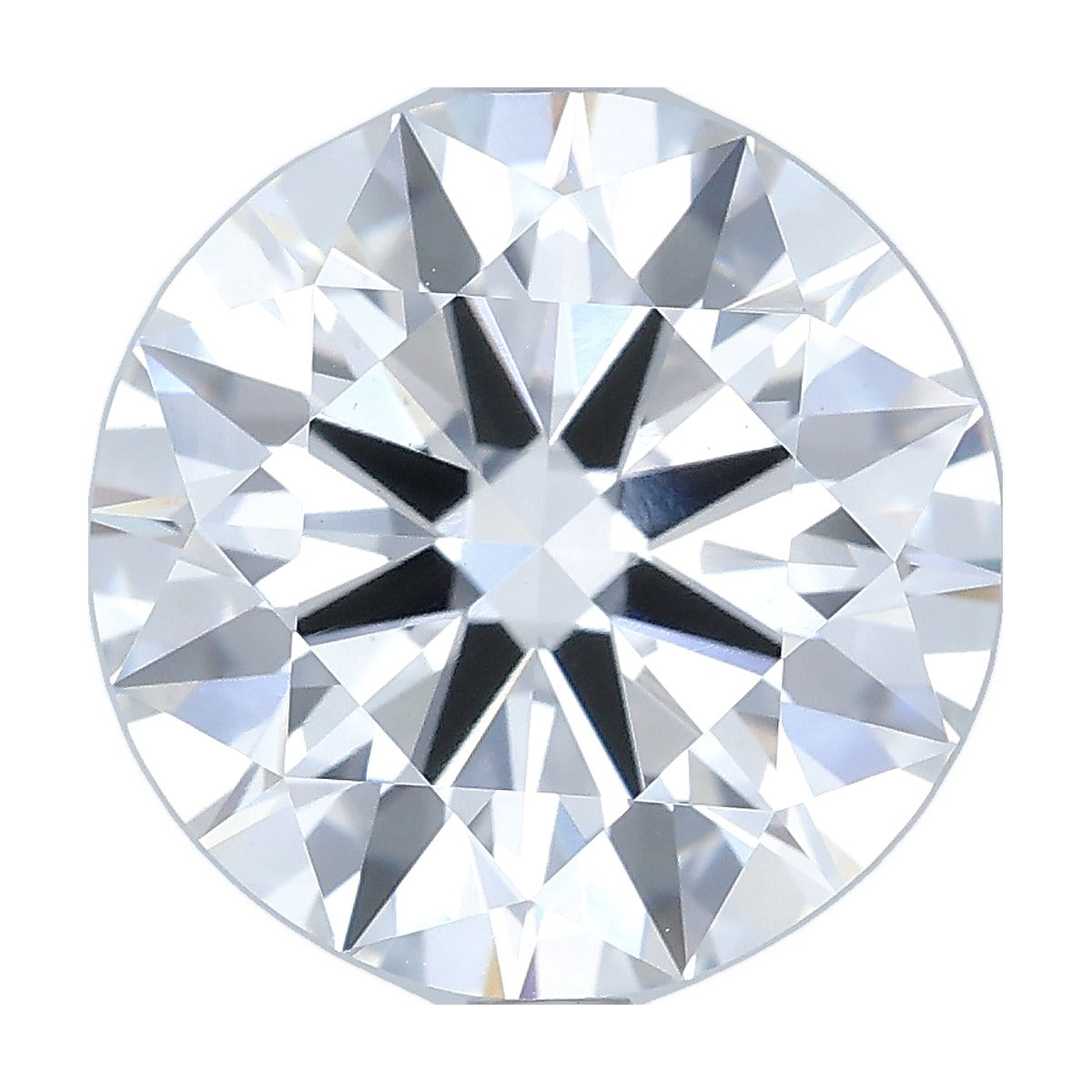 4.03 ct round lab-grown diamond, F color, VS1 clarity, IGI certified, still from its 360° video