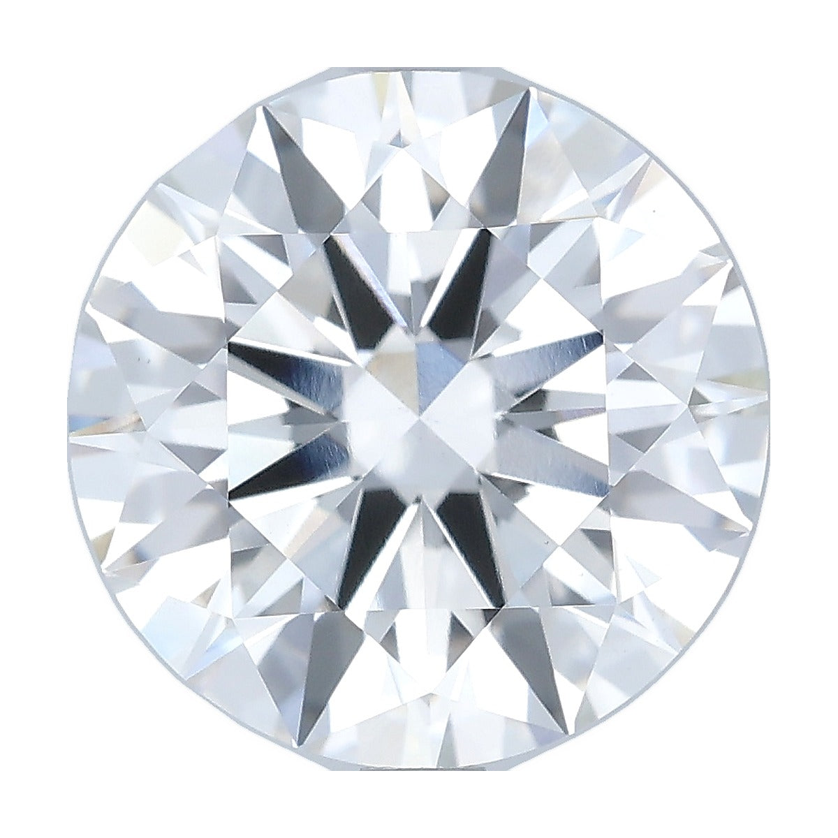 4.03 ct round lab-grown diamond, F color, VS1 clarity, IGI certified, still from its 360° video