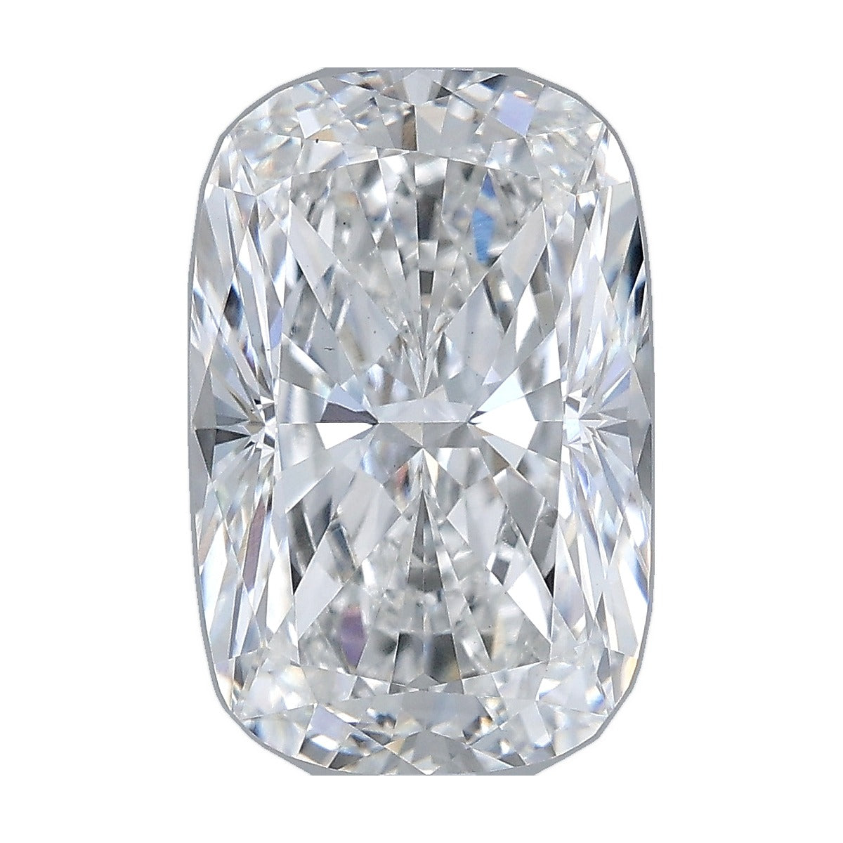 4.07 ct elongated cushion lab-grown diamond, E color, VS1 clarity, IGI certified, still from its 360° video
