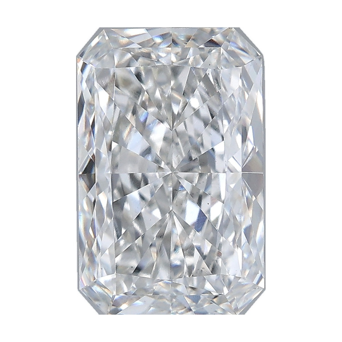4.07 ct radiant lab-grown diamond, F color, VS1 clarity, IGI certified, still from its 360° video