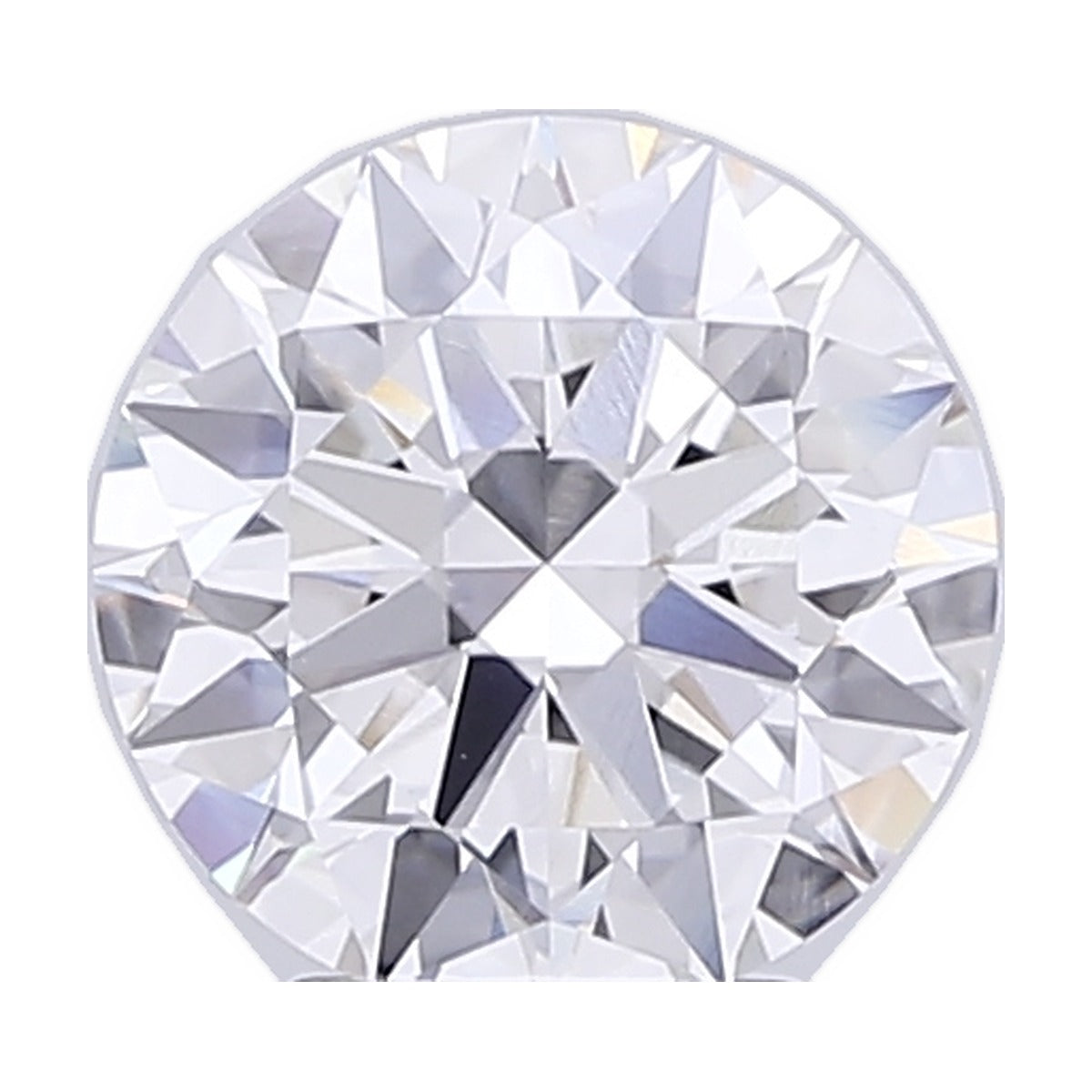 4.08 ct round lab-grown diamond, E color, VVS2 clarity, IGI certified, still from its 360° video
