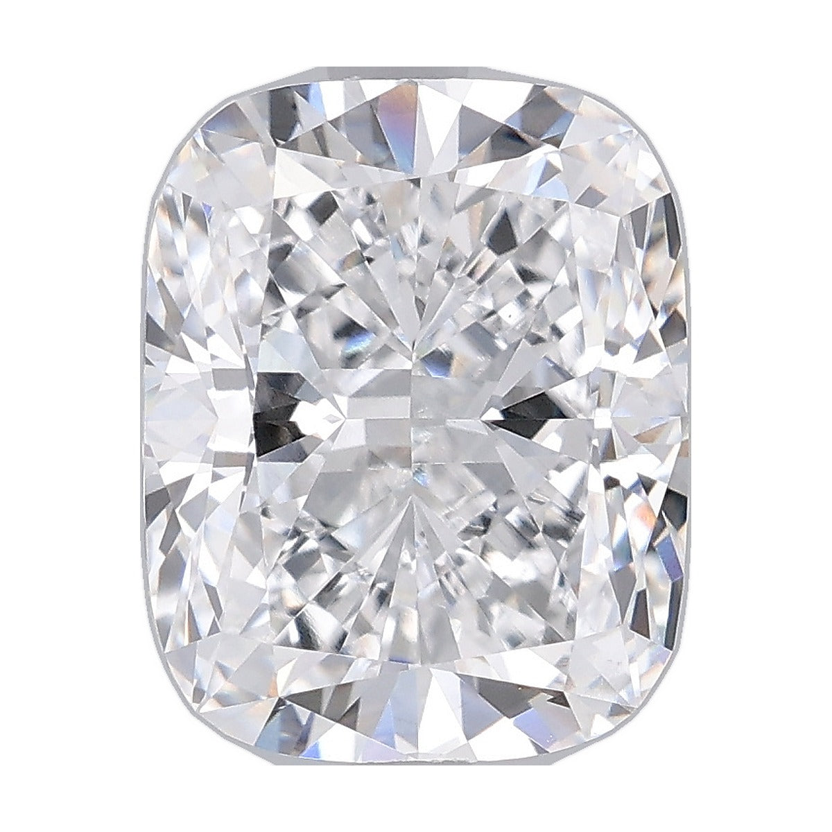 4.14 ct elongated cushion lab-grown diamond, D color, VVS2 clarity, IGI certified, still from its 360° video