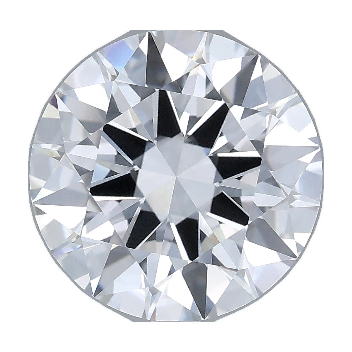 4.51 ct round lab-grown diamond, D color, VVS2 clarity, IGI certified, still from its 360° video