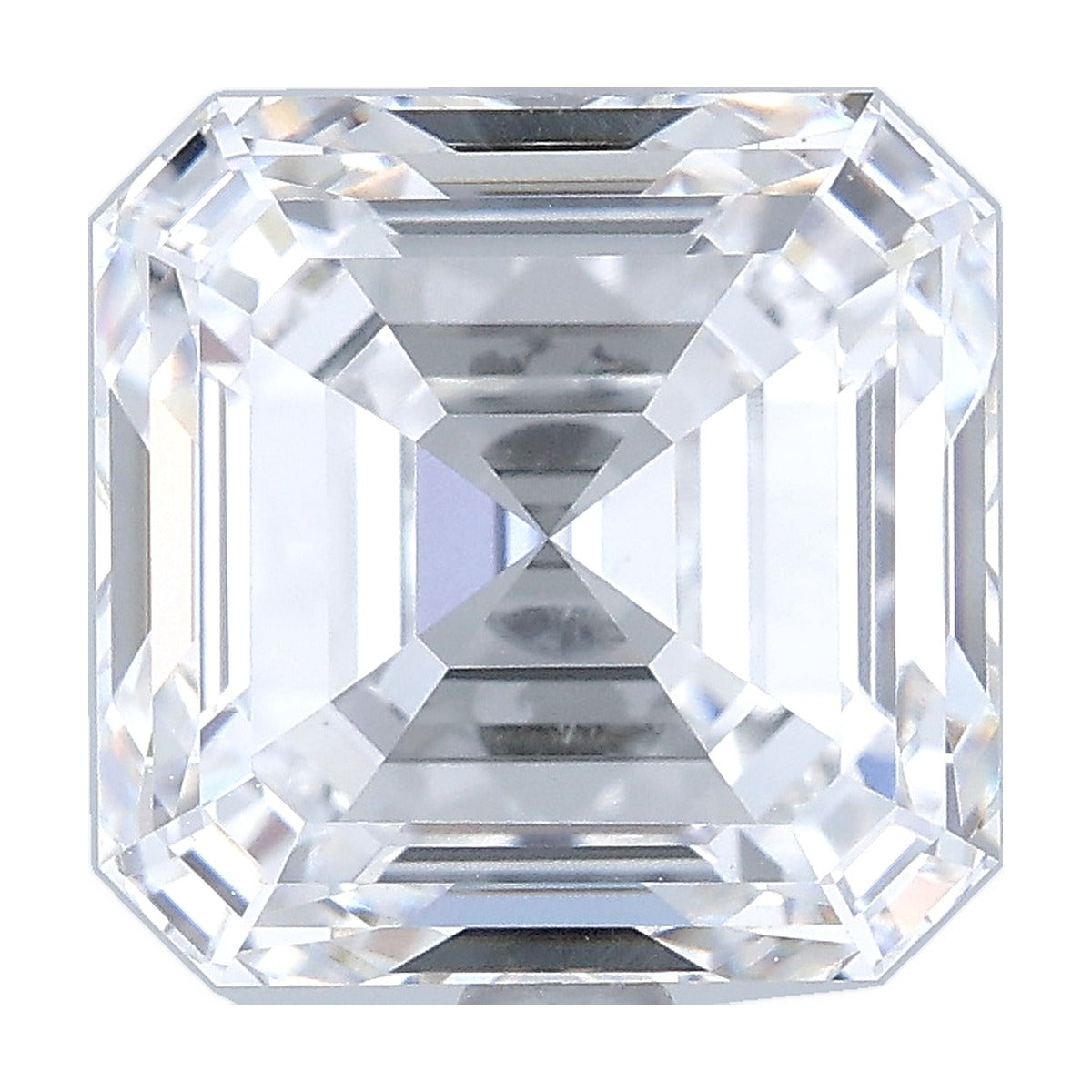 4.56 ct asscher lab-grown diamond, D color, VS2 clarity, GIA certified, still from its 360° video