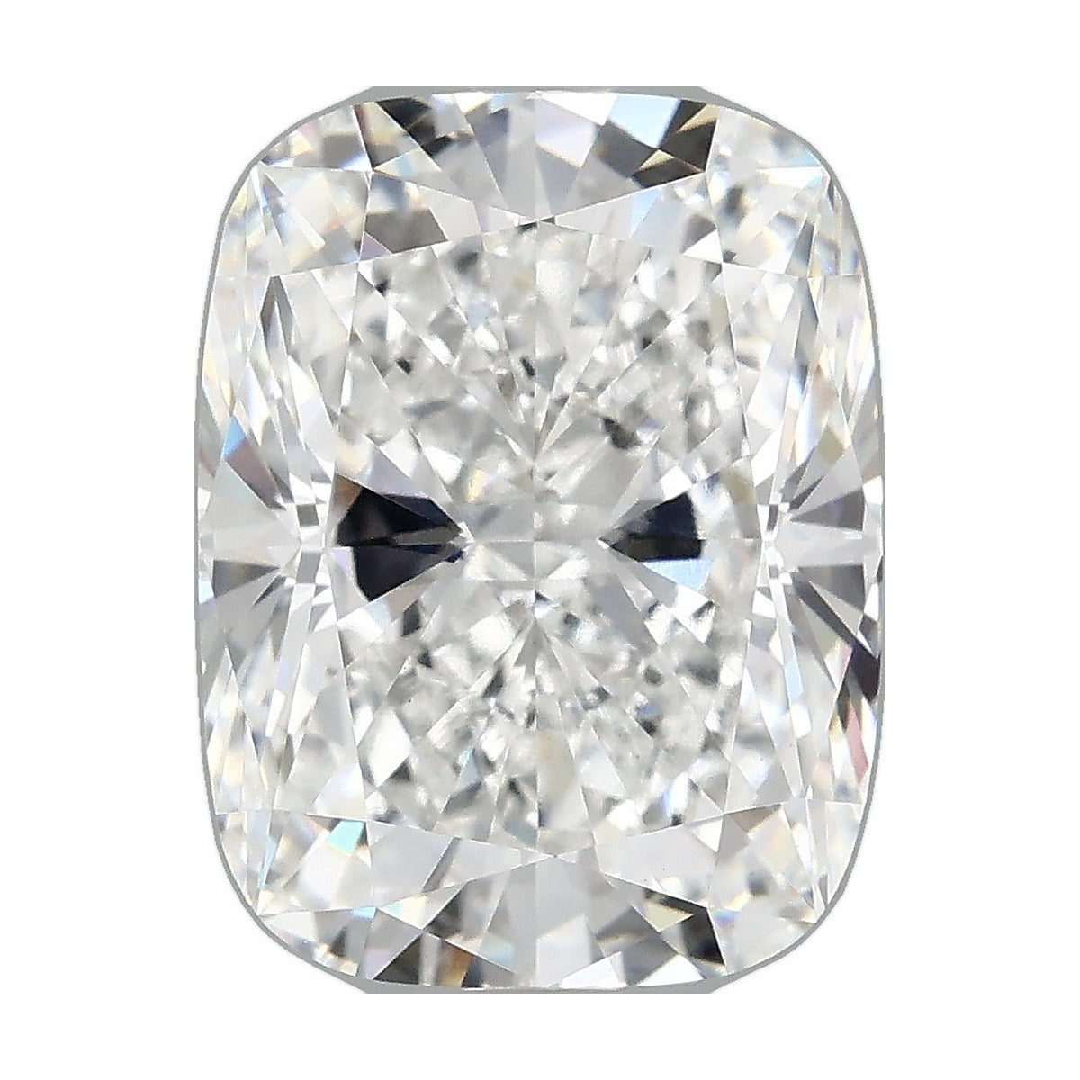 5.04 ct elongated cushion lab-grown diamond, E color, VVS2 clarity, IGI certified, still from its 360° video