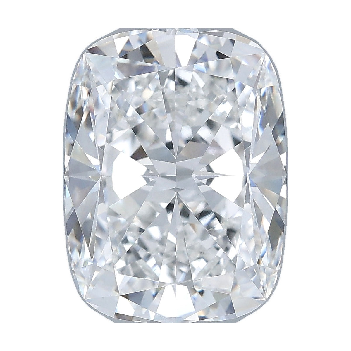 5.07 ct elongated cushion lab-grown diamond, E color, VS1 clarity, IGI certified, still from its 360° video