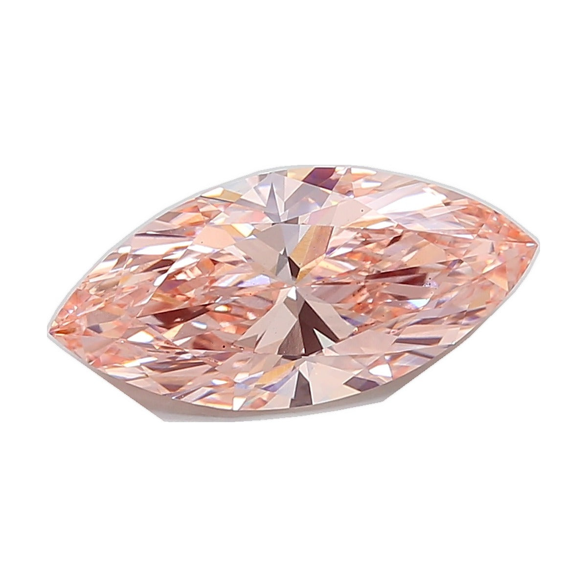 5.12 ct marquise lab-grown diamond, fancy intense pink, VS1 clarity, IGI certified, still from its 360° video