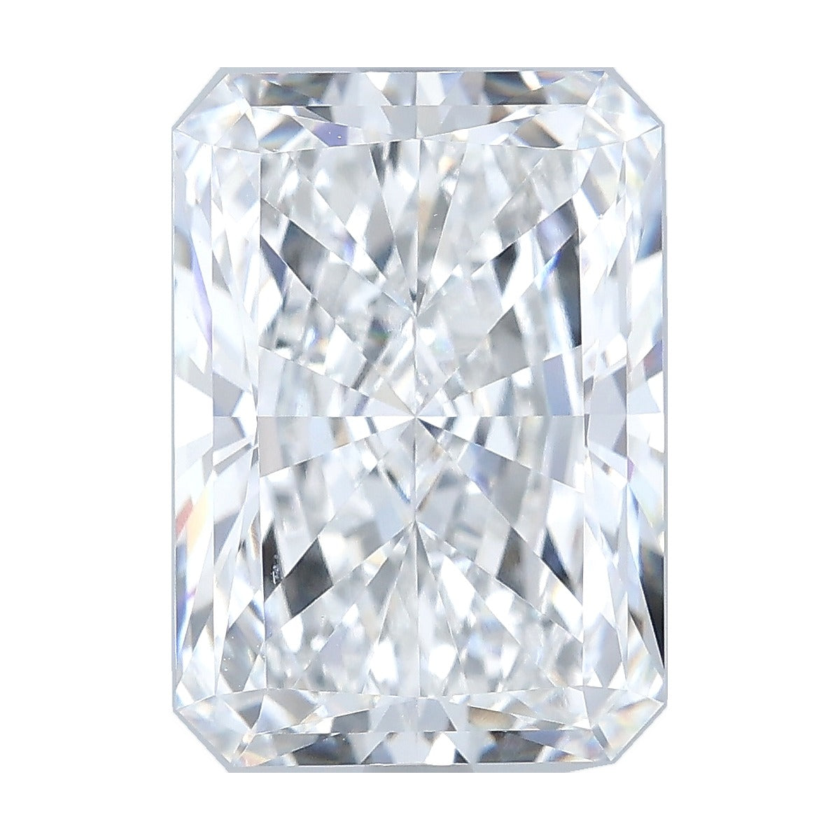 5.52 ct radiant lab-grown diamond, D color, VVS2 clarity, IGI certified, still from its 360° video