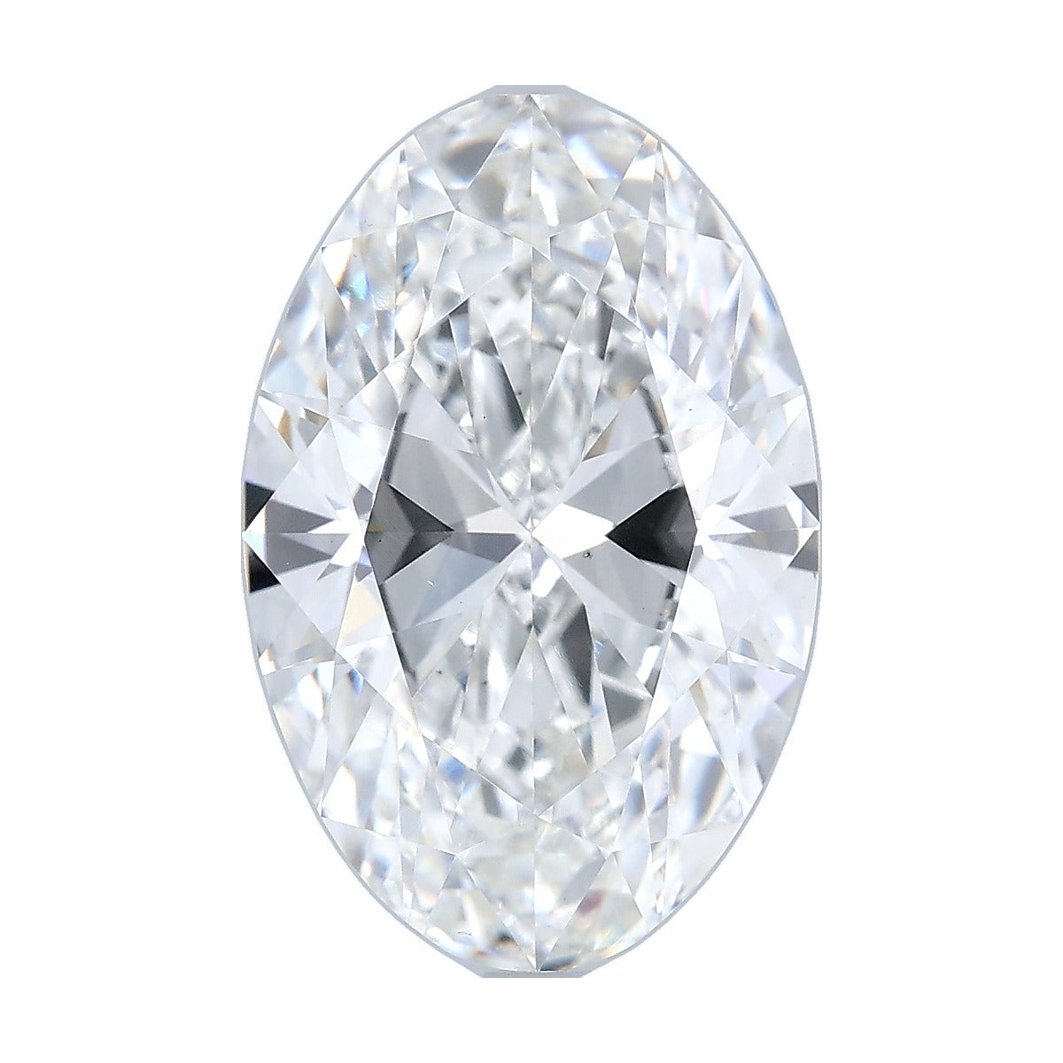 5.58 ct oval lab-grown diamond, F color, VS2 clarity, IGI certified, still from its 360° video