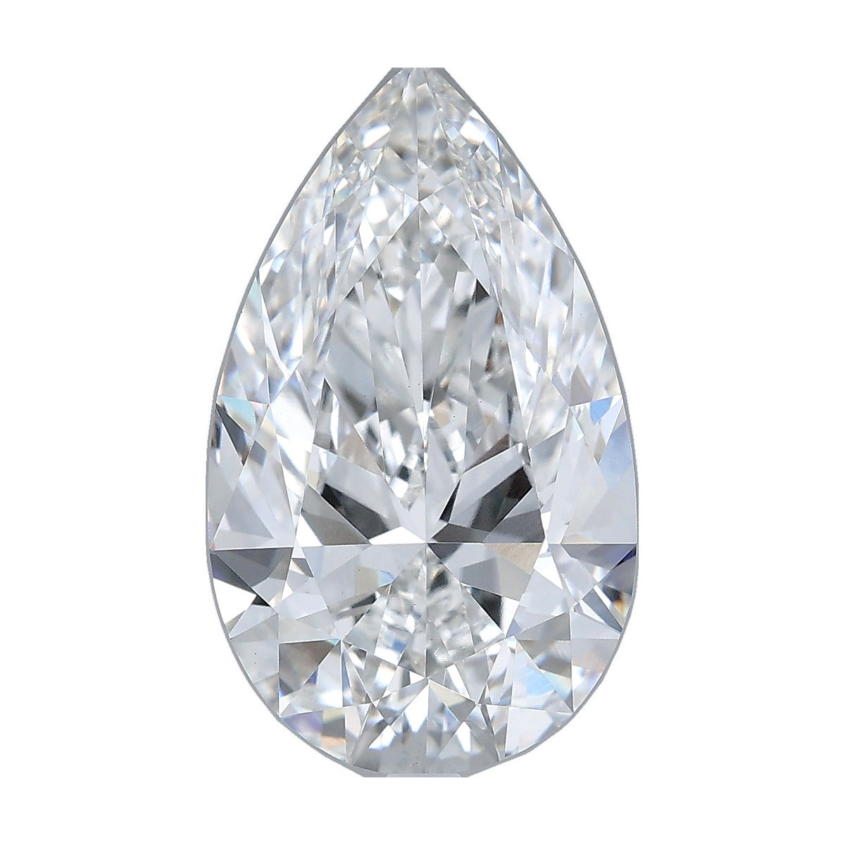 6.05 ct pear lab-grown diamond, E color, VVS2 clarity, IGI certified, still from its 360° video