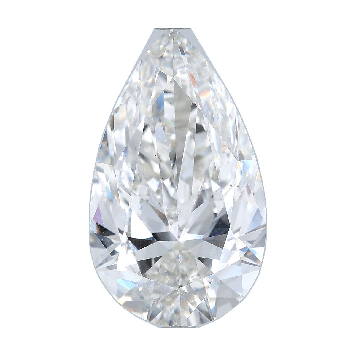7.02 ct pear lab-grown diamond, G color, VS1 clarity, IGI certified, still from its 360° video